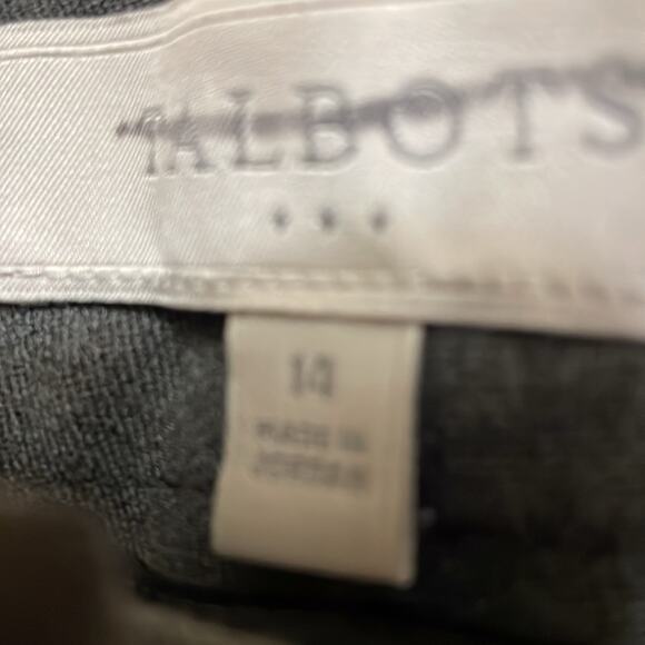 Talbots Grey Slacks. 14 - Picture 2 of 4